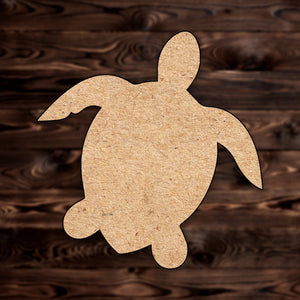 Solid Sea Turtle Animal Craft MDF Cutout