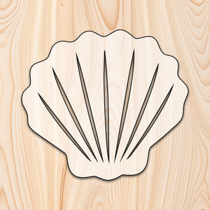 Seashell Beach Acrylic Craft Cutout