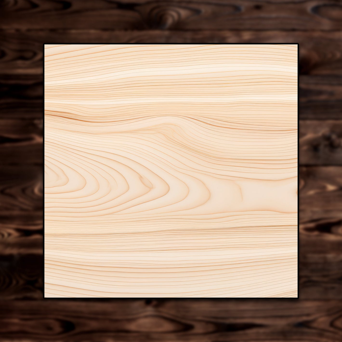 Square Blank Plywood Craft Cutout - 1/8" or 1/4" plywood