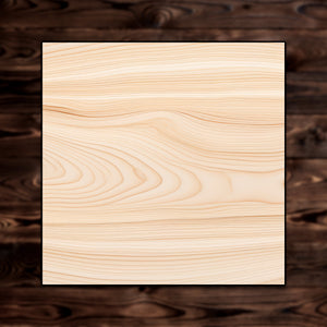 Square Blank Plywood Craft Cutout - 1/8" or 1/4" plywood