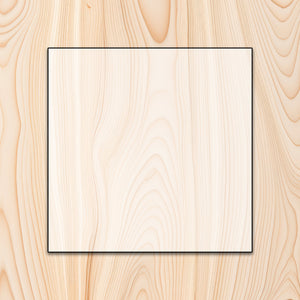 Square Blank Acrylic Craft Cutout- 1/4" acrylic
