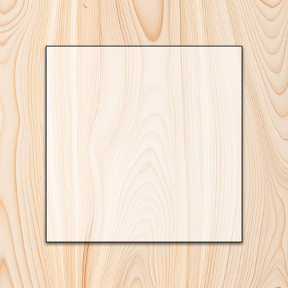 Square Blank Acrylic Craft Cutout- 1/4" acrylic