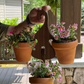 Stackable Flower Pot Hanger Acrylic Router Template (2 hooks)