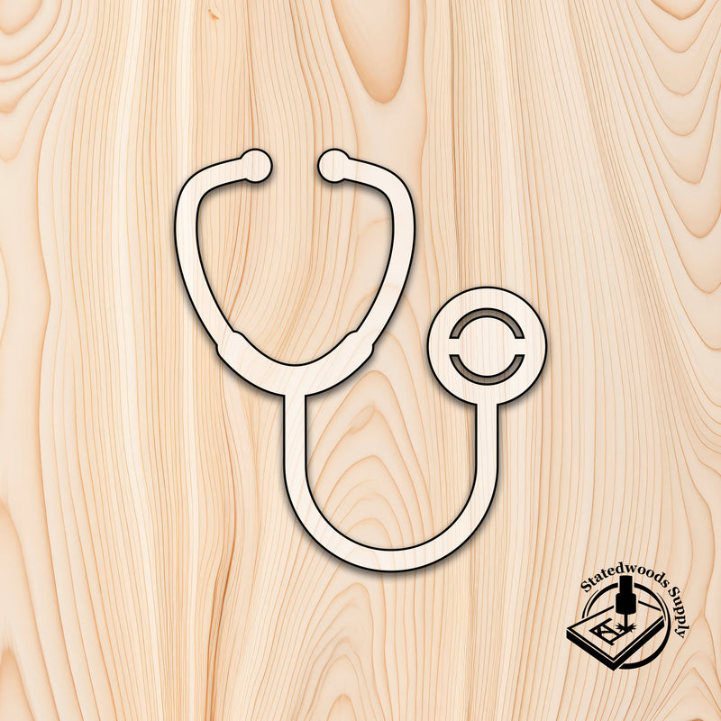 Stethoscope Medical Acrylic Craft Cutout