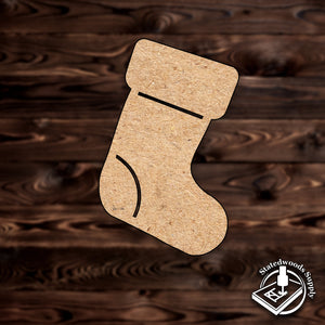 Christmas Stocking MDF Craft Cutout