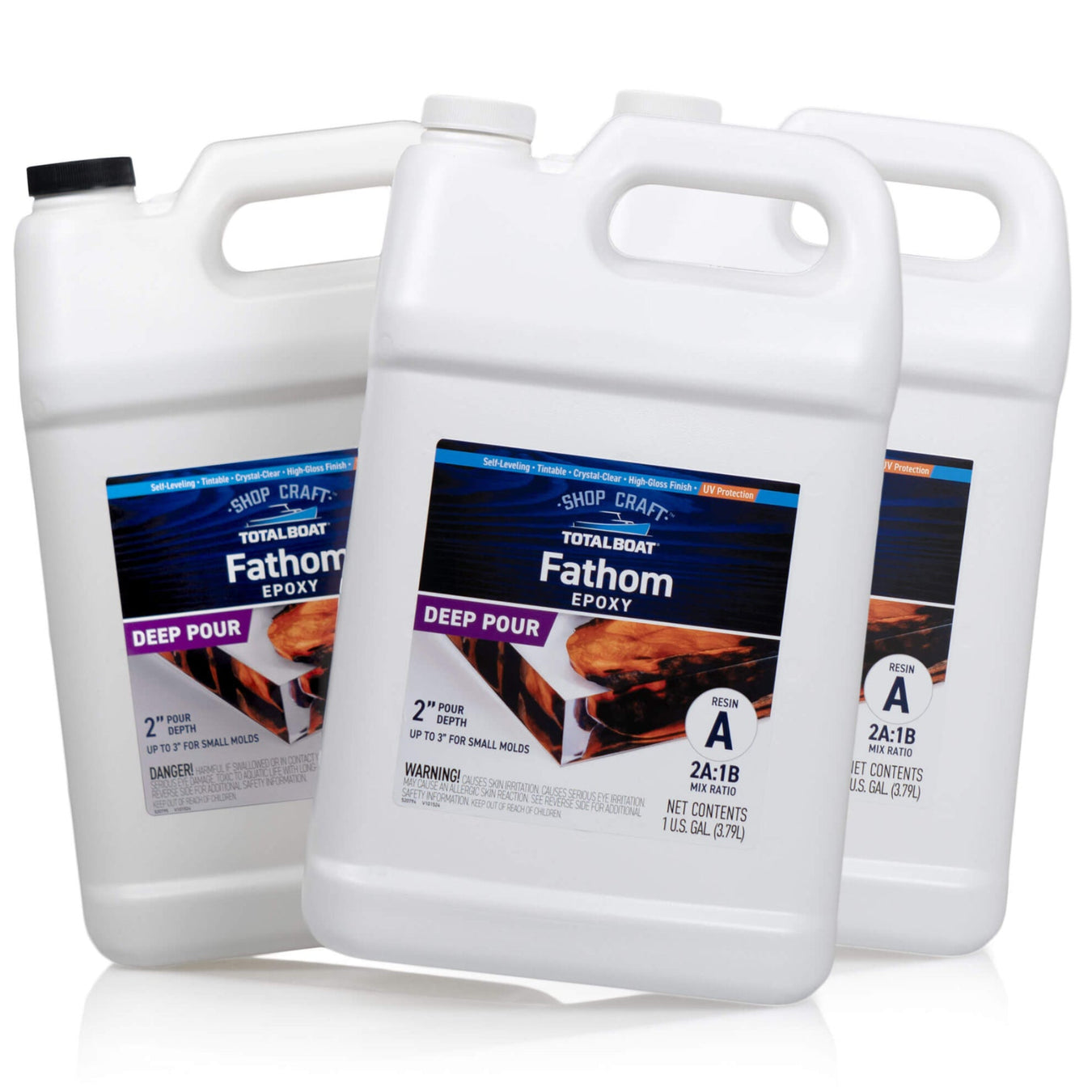 Fathom Deep Pour Epoxy Resin Kits 3-Gallon Kit