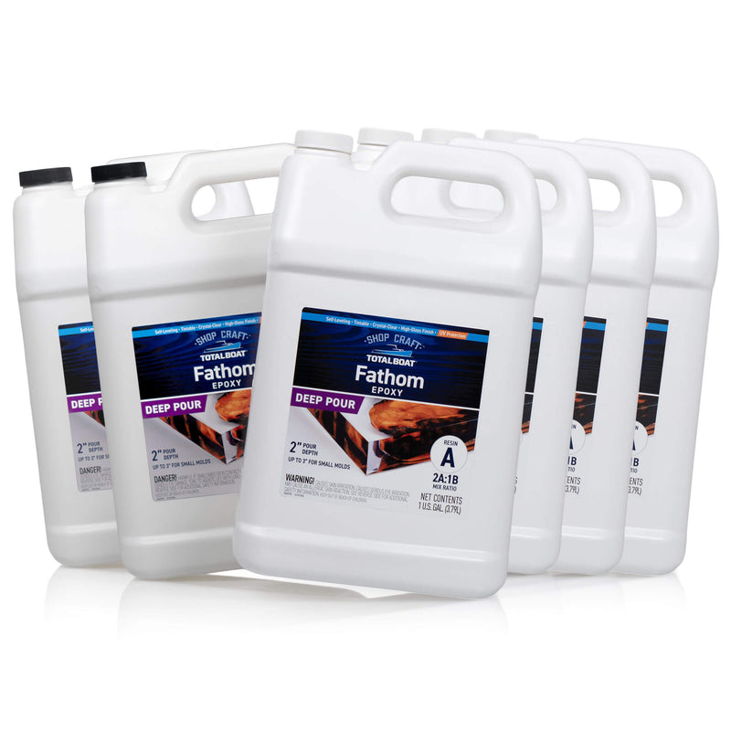 Fathom Deep Pour Epoxy Resin Kits 6-Gallon Kit