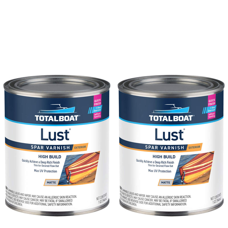 Lust Rapid Recoat Marine Spar Varnish