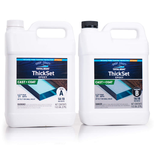 ThickSet Cast + Coat Deep Pour Epoxy Resin Kits 2-Gallon Kit
