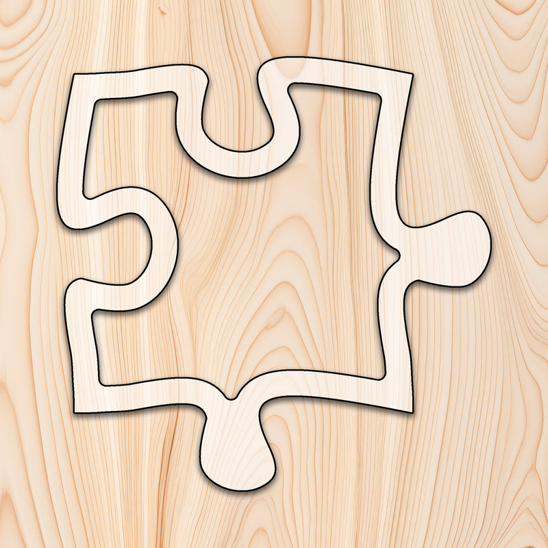 Interlocking Puzzle Piece Tray Acrylic Router Template