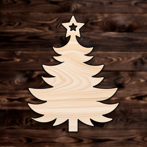 Christmas Tree Plywood Craft Shape