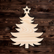 Christmas Tree Plywood Craft Shape