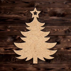 Christmas Tree MDF Craft Cutout