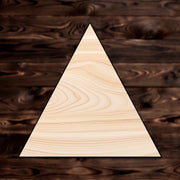 Triangle Blank Plywood Craft Cutout - 1/8" or 1/4" plywood