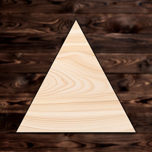 Triangle Blank Plywood Craft Cutout - 1/8" or 1/4" plywood