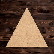 Triangle Blank MDF Craft Cutout - 1/8" or 1/4" MDF