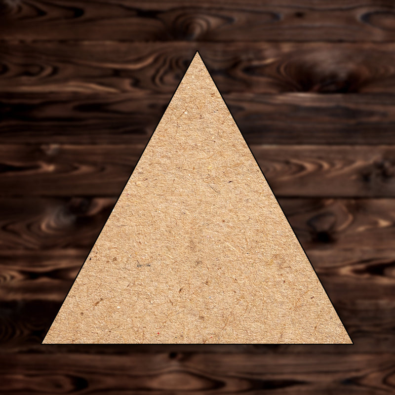 Triangle Blank MDF Craft Cutout - 1/8" or 1/4" MDF