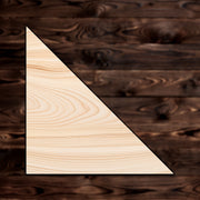 Right Triangle Blank Plywood Craft Cutout - 1/8" or 1/4" plywood