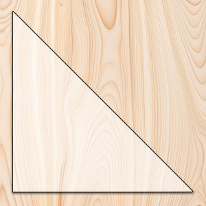 Right Triangle Blank Acrylic Craft Cutout- 1/4" acrylic