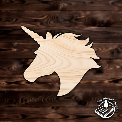 fantasy unicorn animal plywood craft cutout