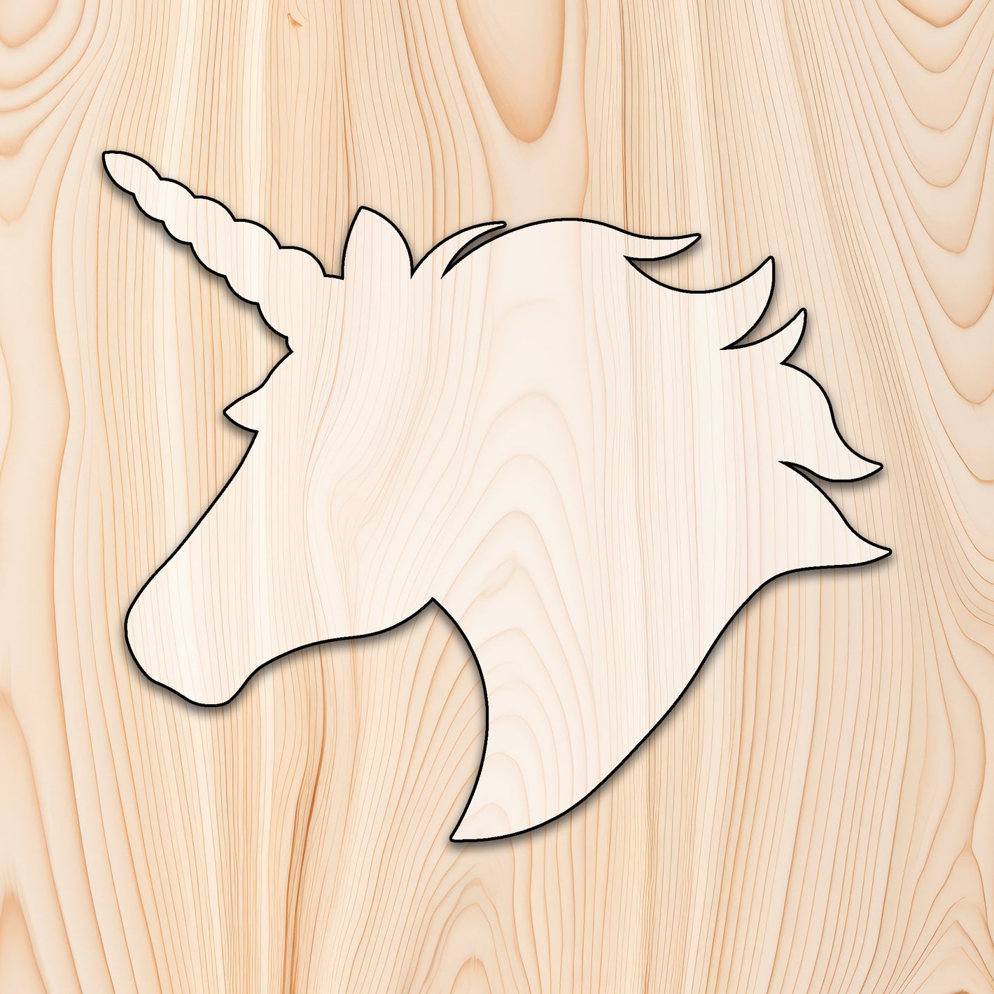 Unicorn Animal Acrylic Craft Cutout